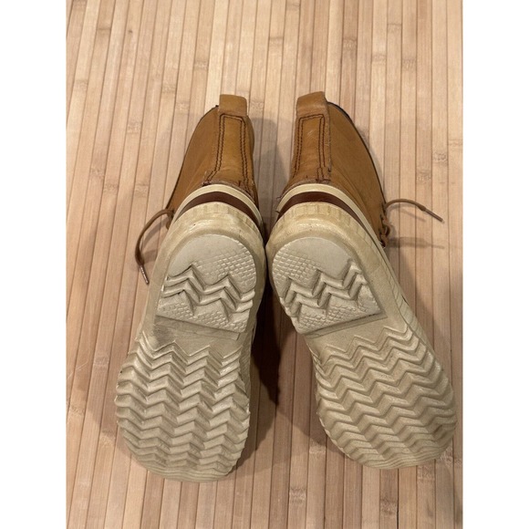 Sorel VTG Cheyenne Rawhide Leather Insulated Rubber Duck Boots Sz 6 / 7 Or 5 M - Picture 10 of 14